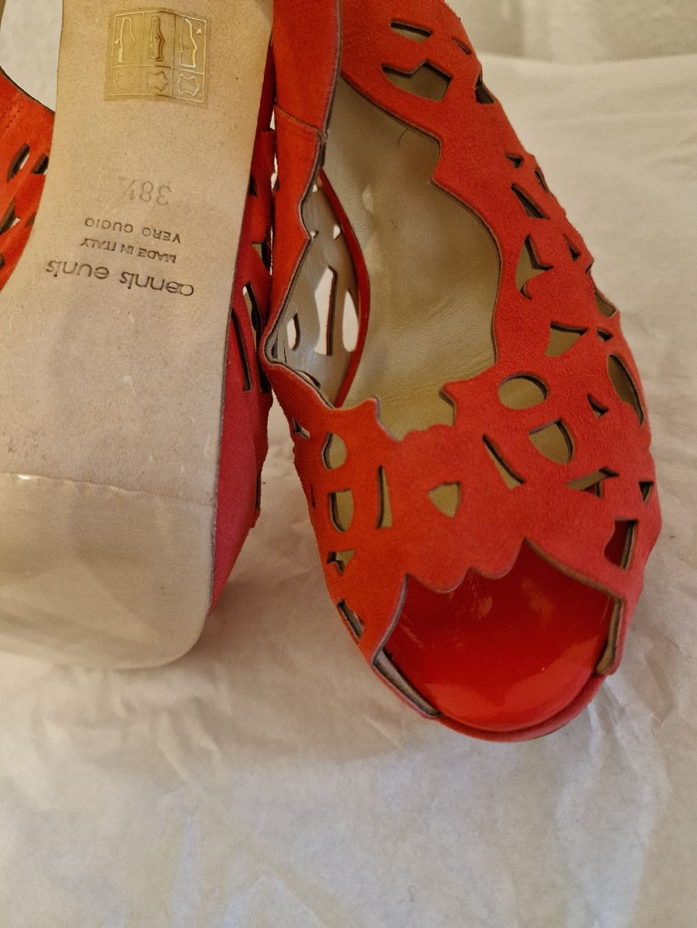 Damenschuhe: Escarpins rouges Dennis Eunis T38,5 – Neu und originalverpackt aus Genève von alv_6979 7