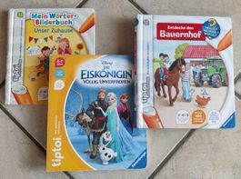 3 Tiptoi Bücher - Bauernhof, Eiskönigin & Unser Zuhause 
