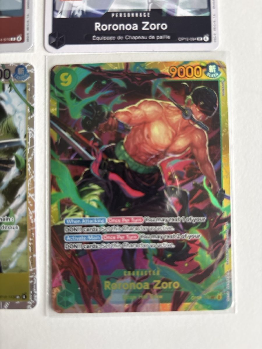 Bandai Carte collezionabili: One Piece - Roronoa Zoro - SR AA, SEC, SR, R – Nuovo e nell'imballaggio originale da steinhausen venduto da pat_nc2x 6