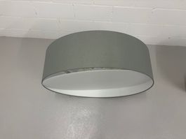 Deckenleuchte Stoff grün, 50 cm