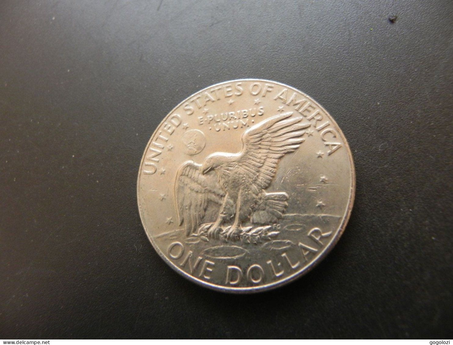 Alle Münzen: USA 1 Dollar 1977 D Eisenhower – Gebraucht aus Biel/Bienne von Gogolozi 1