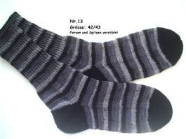 Socken handgestrickt   Gr.42/43   Nr.13