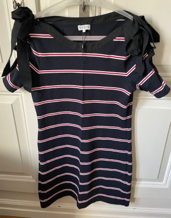 NEW Claudie Pierlot 100% Cotton Striped Summer Dress wie COS