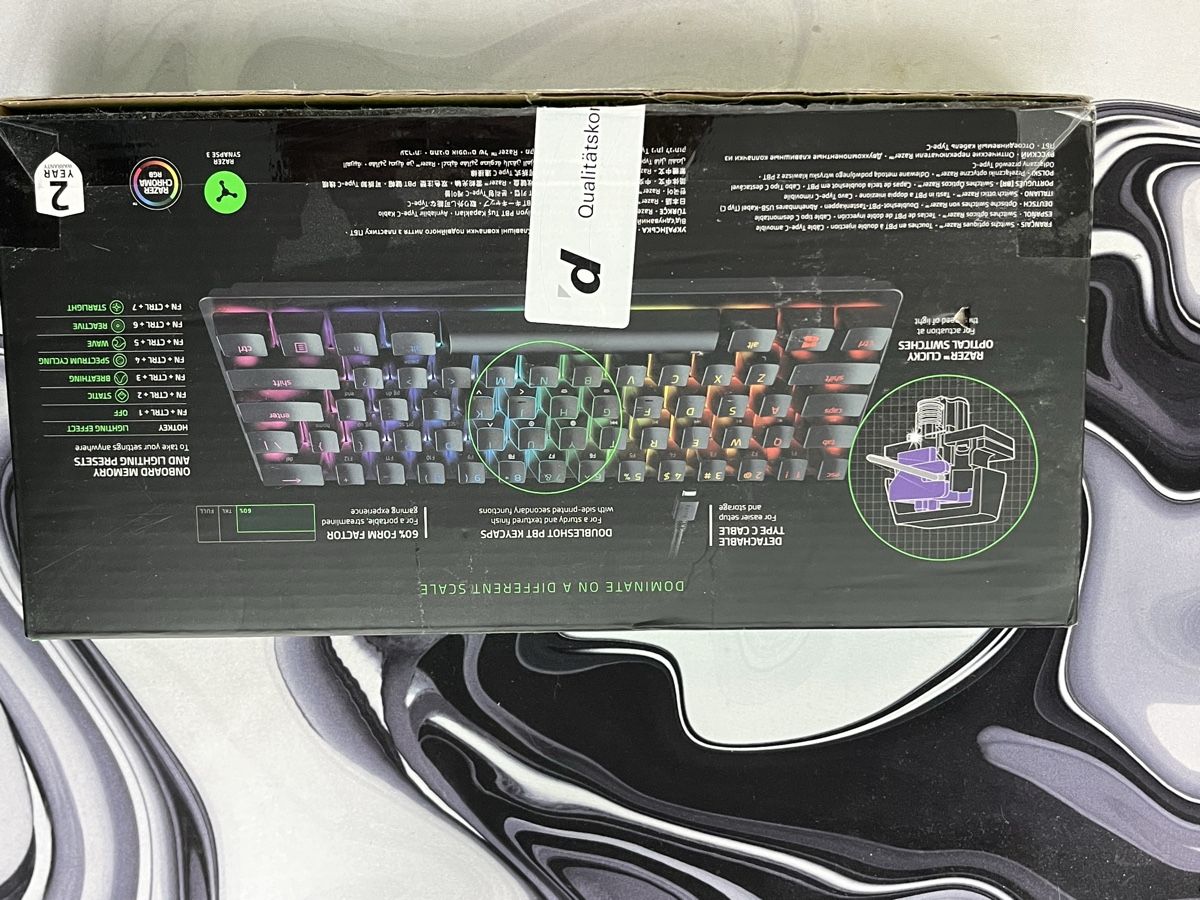 Razer Tastiere: Hundsman mini purple switches – Usato da Muntelier venduto da estavayer01 5