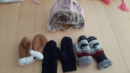 K..41 R) Mädchen Kleider Winter Set ca. Gr. 68