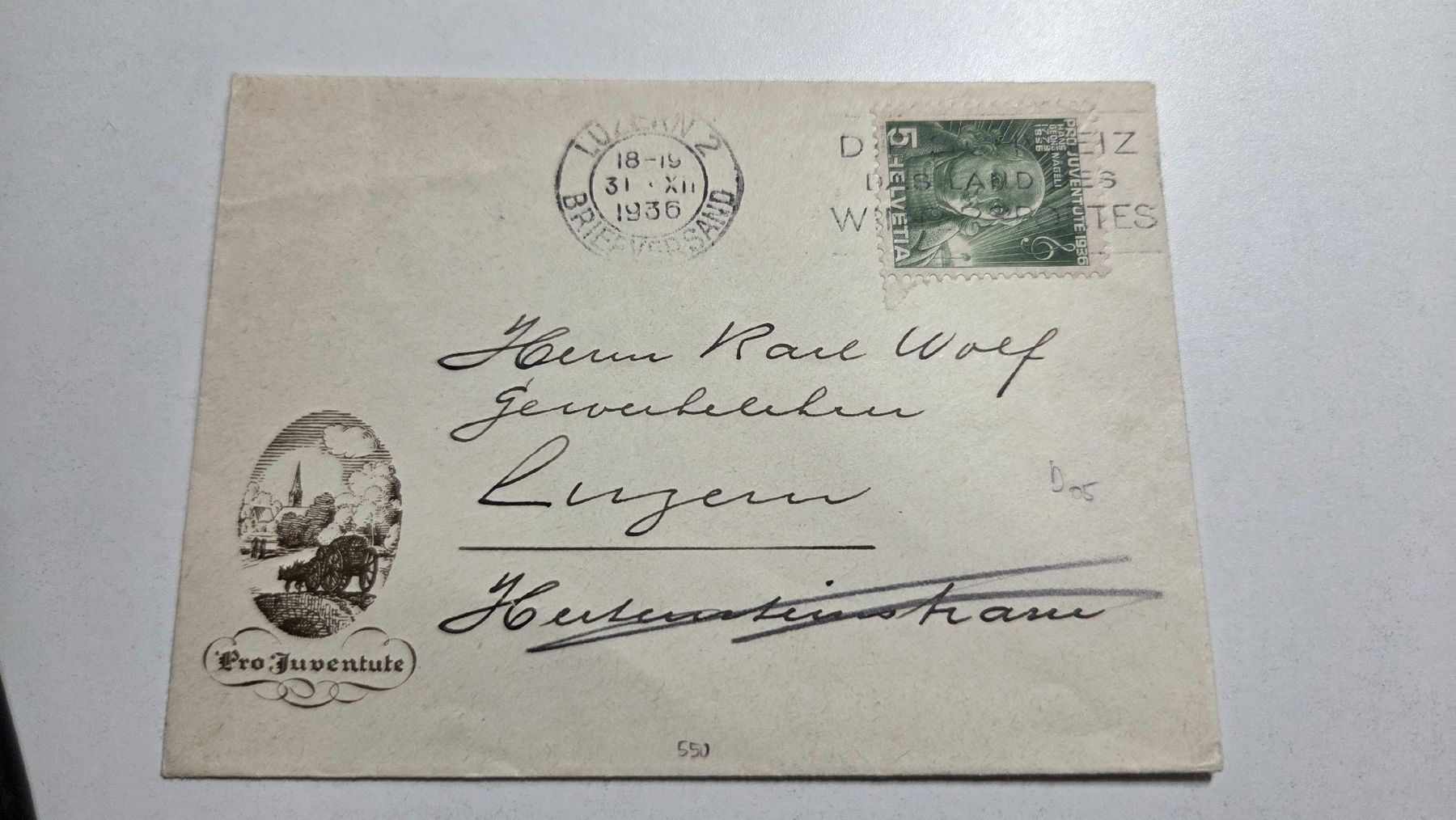 Tous les timbres: 1936 Pro Juventute Briefli – D'occasion à Arni AG par Moth68