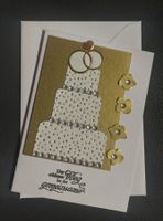 Handgemachte Hochzeitskarte