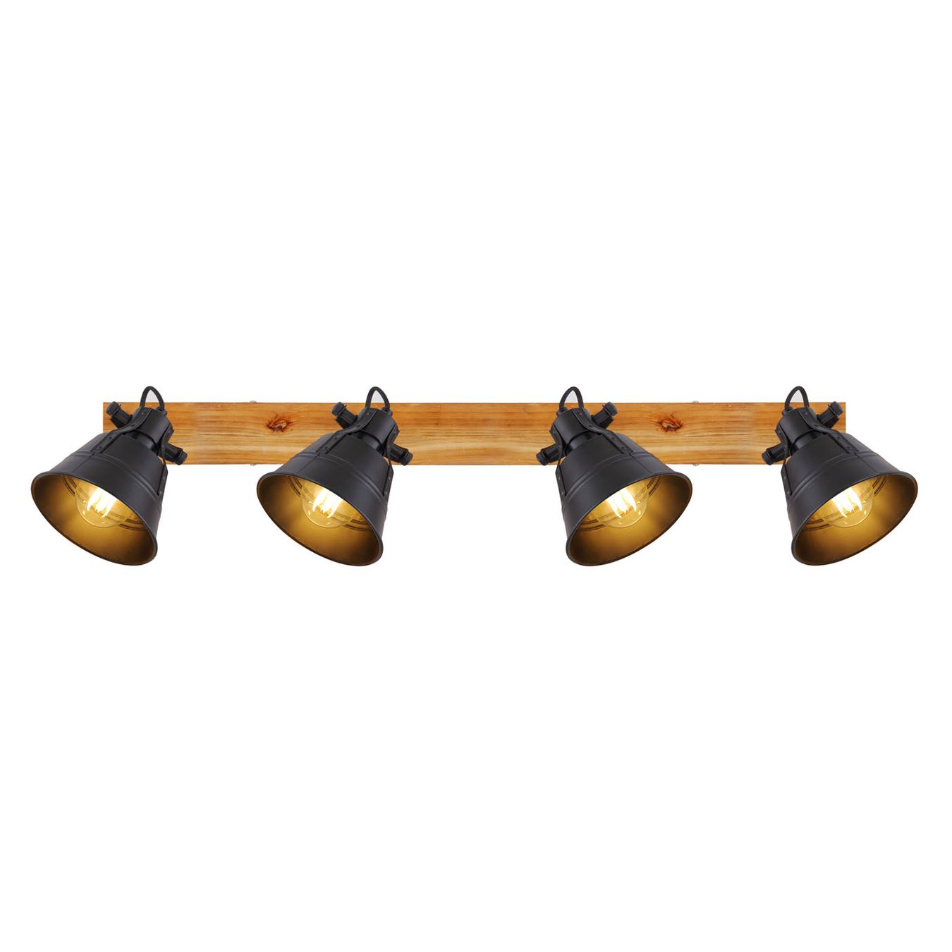 Lampade: 4er Strahler, Holz, 82 cm x 14 cm – Nuovo (secondo la descrizione) da Kreuzlingen venduto da Smart-Light 3