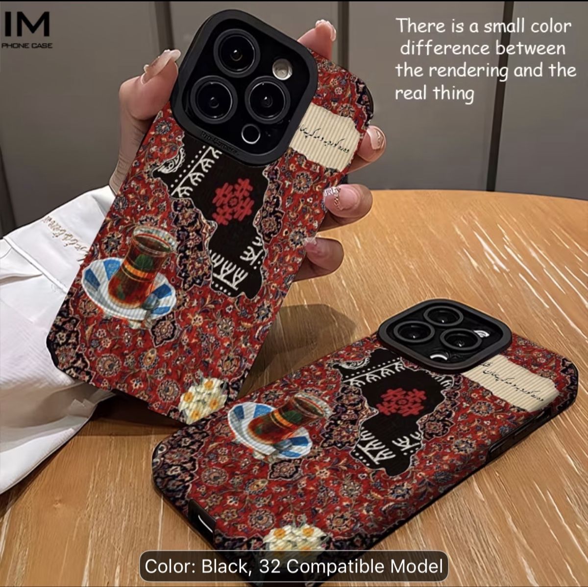 Apple Covers & Schutzfolien: iPhone 15 Pro Hülle schwarz mit Muster neu – Neu (gemäss Beschreibung) aus Rorschach von H4ry4d 1