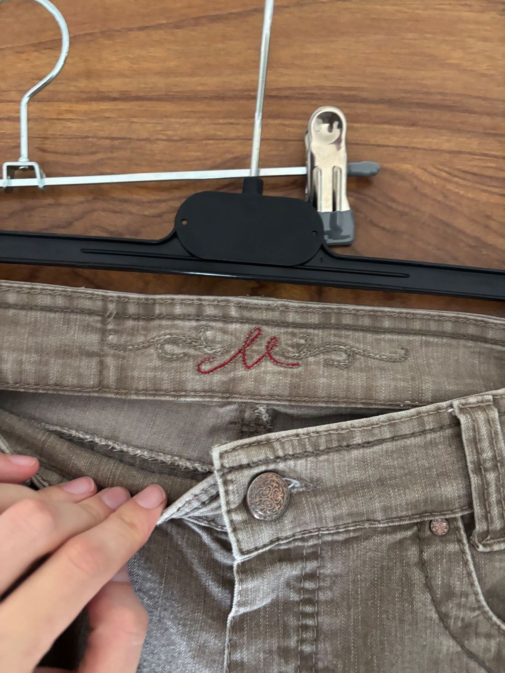 Jeans: Jean beige - taille M environ – Gebraucht aus Lausanne von ami_jjt5 4