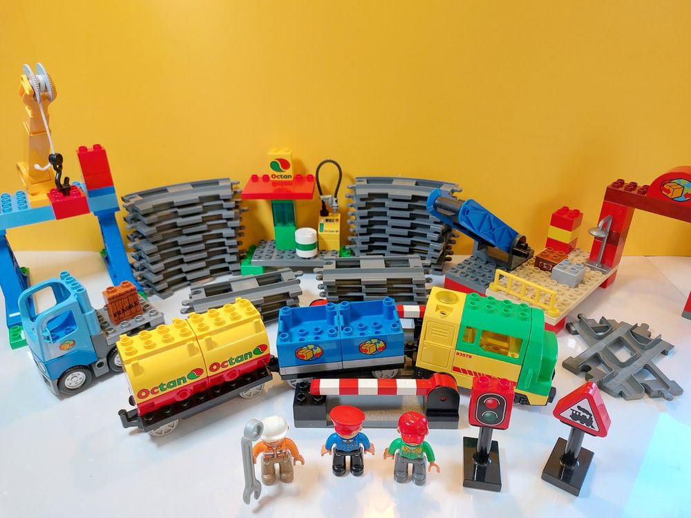 LEGO DUPLO 5609 Eisenbahn Super Set Komplett (Gebraucht) in St
