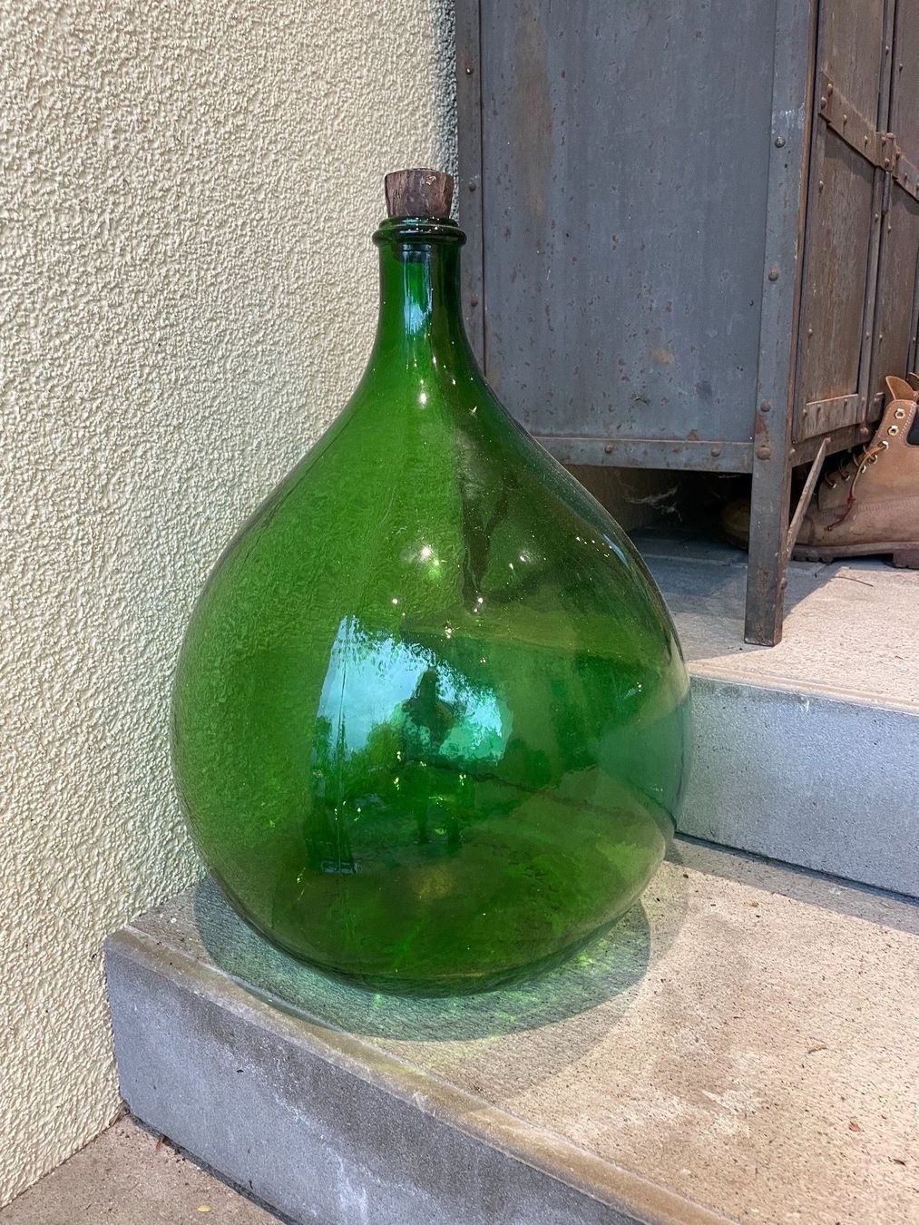 Flaschen: Ancienne Dame-Jeanne Verte 25L – Gebraucht aus Vallamand von Bricbracbroc82