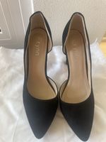 Schwarze Erynn Pumps Gr.36. Wildlederoptik