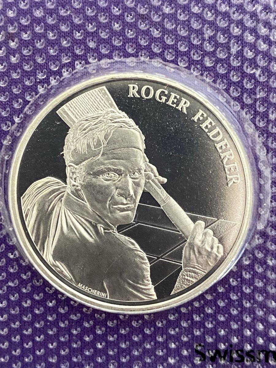 Tutti le monete: Roger Federer, 20.- Fr Argent, 2020 – Nuovo (secondo la descrizione) da Corsier-sur-Vevey venduto da Ginoarturo