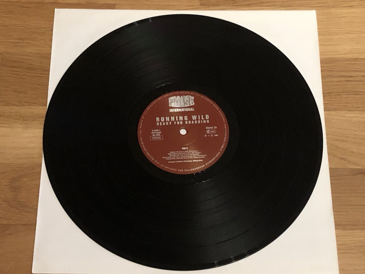 Schallplatten: Running Wild. 1988. Ready for Boarding – Gebraucht aus Faulensee von Mizuno06 3