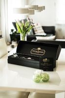 Kristallblume goldener Stiel inkl. Geschenkverpackung NEU
