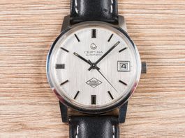 Certina Bagger "MBA" Vintage Automatik Uhr, Datum, 25-651