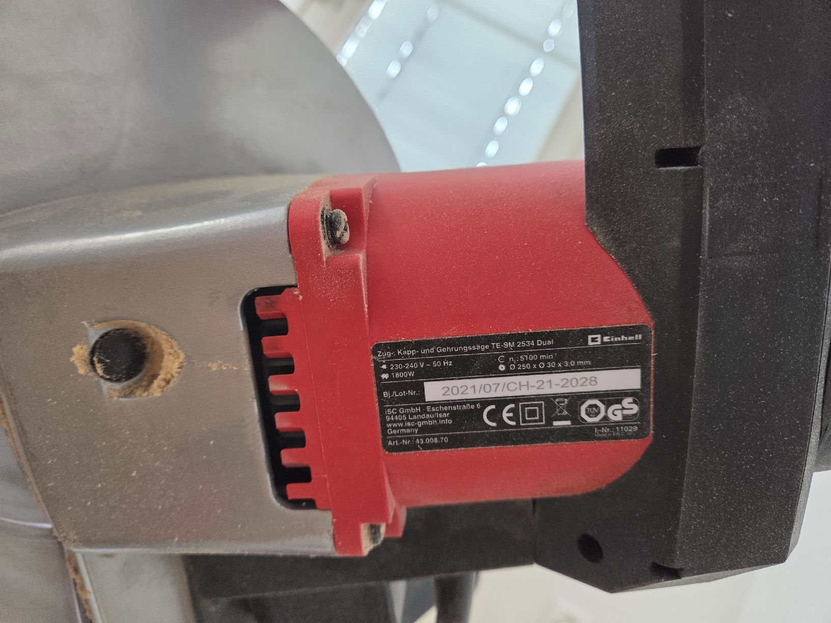 Einhell Seghe: Kippfräse Einhell = TE-SM 254 Dual – Usato da Uzwil venduto da Morpheus_De 2