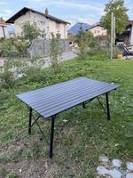 Campingtisch Tectake, 120 x 70cm, Kompakt verstaubar
