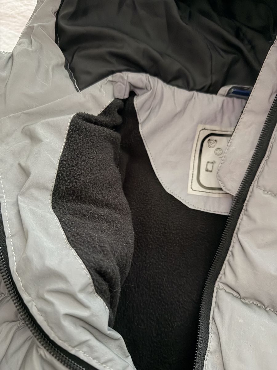 Giacche & Cappotti: Winterjacke, Reflektierend, Grau, Grösse 110/116 – Usato da Au ZH venduto da FMRF 3