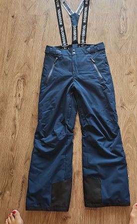 Skihose Rossignol blau mit Hosenträgern neuwertig