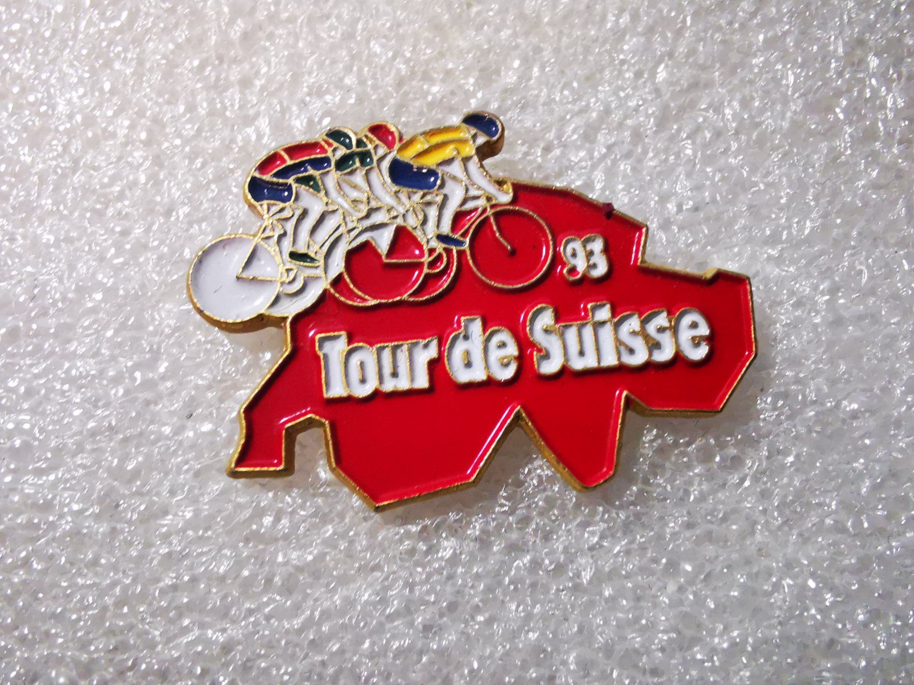Plaketten & Abzeichen: Ansteckpin 9: Tour de Suisse 1993 – Gebraucht aus Oppligen von Pin-Fall-Shop