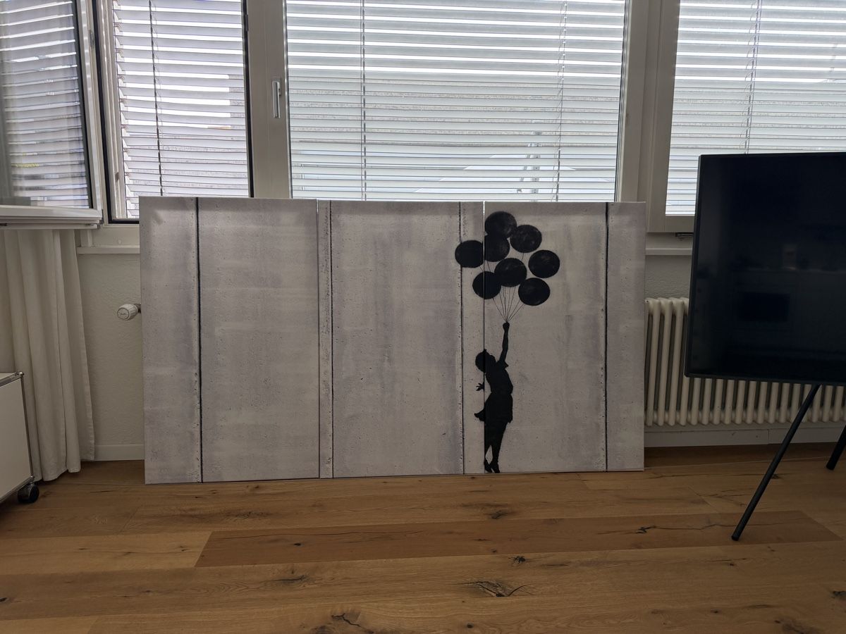 Poster & Bilder: Bild Banksy 3-teilig – Gebraucht aus Aarau von pos_9m2j 2