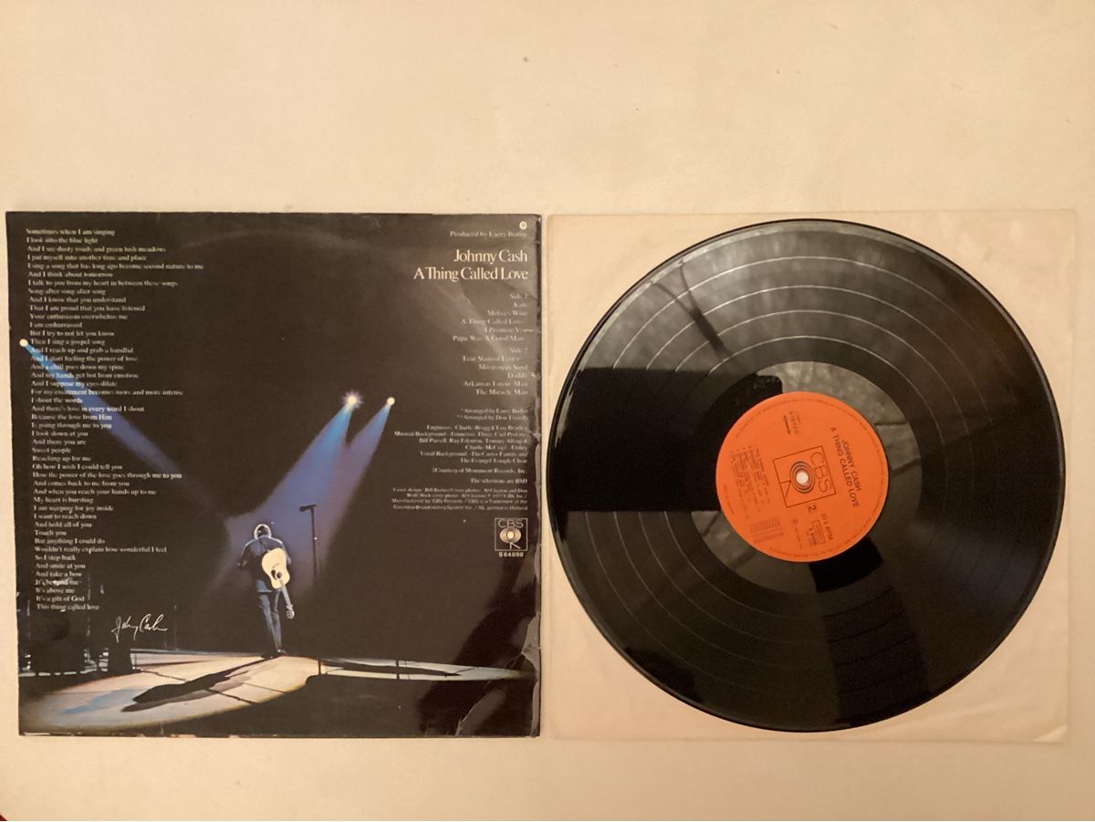Dischi in vinile: Johnny Cash LP "A Thing Called Love" – Usato da Zürich venduto da Rockbyrd 1