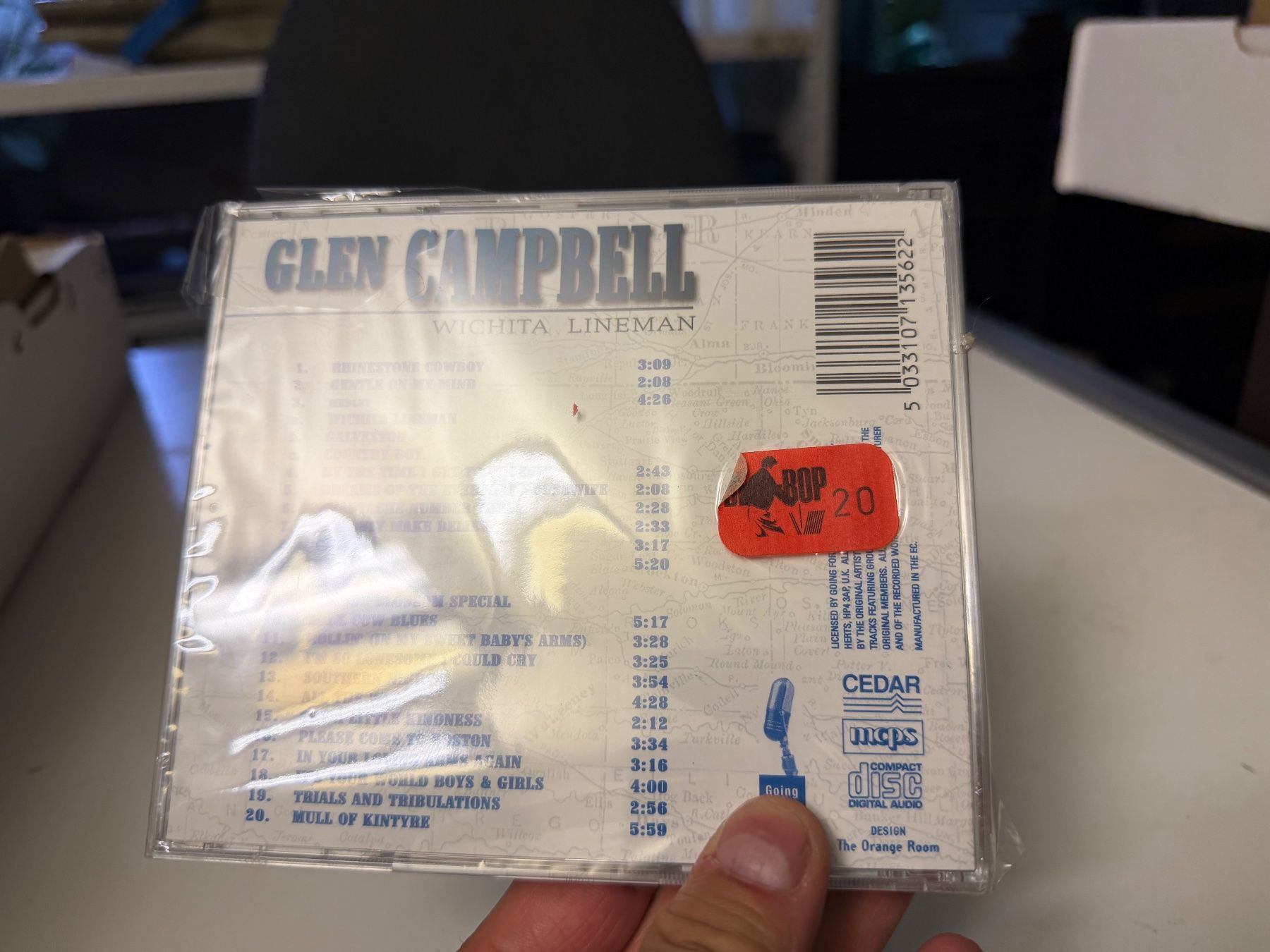 CDs: Glen Campbell - Wichita Lineman - HD23D – Neu und originalverpackt aus Küsnacht ZH von Jazztilldawn 1