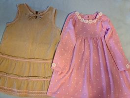 2x Mädchen Kleider Gr. 12-18 Monate