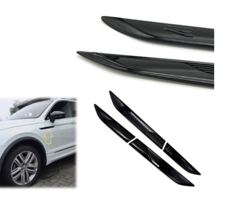 VW Tutti pezzi di ricambio auto: VW Tiguan Embleme Schwarz – Nuovo e nell'imballaggio originale da Raron venduto da KMT-Logistics
