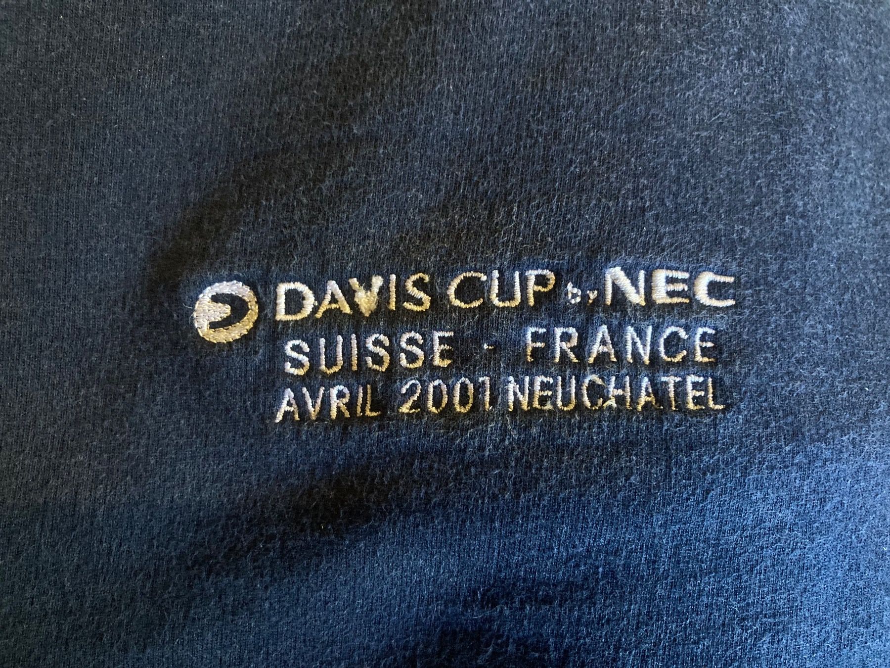 Maglioni & Felpe: Pulli Cup Davis 2001 Schweiz Frankreich Federer Gr L – Usato da Zürich venduto da le_souk 2