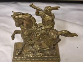 Französiesche Reiter Figur aus Bronze