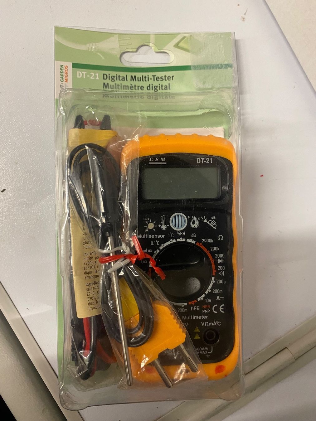 Misurare: DT-21 digital Multi Tester – Nuovo e nell'imballaggio originale da Wallisellen venduto da nick_1976blu 1