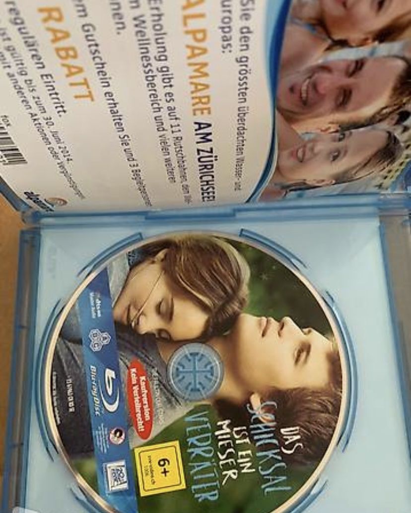 Tutti i DVDs: Blu Ray, Das schicksal it ein mieser Verräter – Usato da Rickenbach b. Wil venduto da Tanjaw8 1
