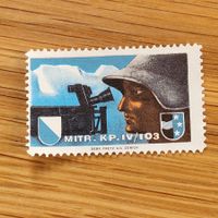 Soldaten Marke Timbre Soldat