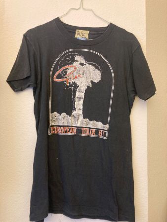 deep purple tour shirt vintage original ian gillan  mad