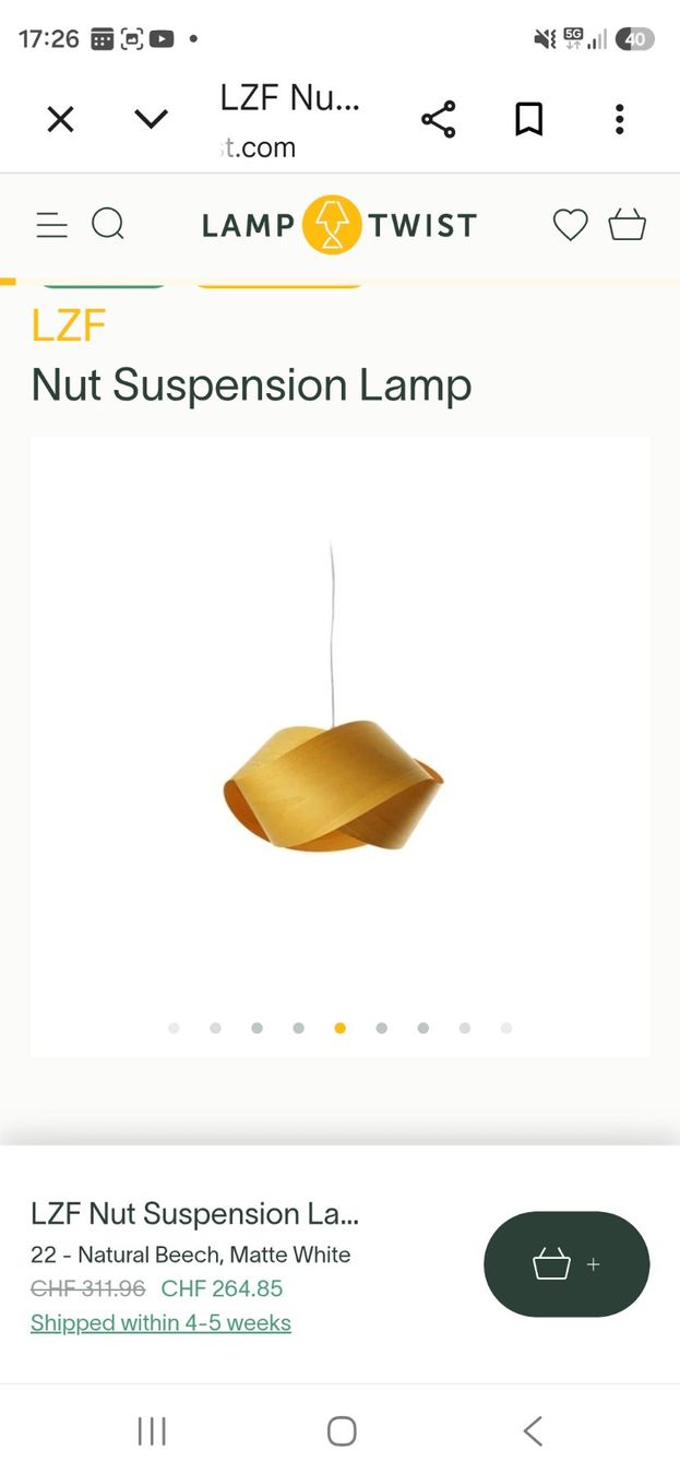 Lampadari & plafoniere: Design LZF Pendelleuchte – Usato da Spiegel b. Bern venduto da brand06 5