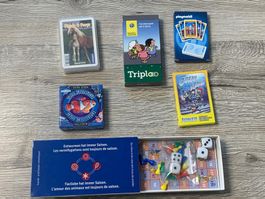Div Kartenspiele mit Leiterlispiel zum Reisen