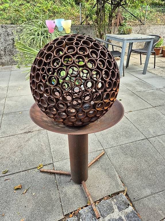 Cheminée d'extérieur: FeuerKugel -GartenDeko – D'occasion à Kestenholz par fiatsubi 3