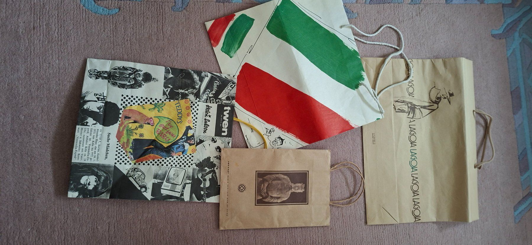Carta: 4 Papiertragtaschen vintage – Nuovo (secondo la descrizione) da Wil SG venduto da Paco.2222 1