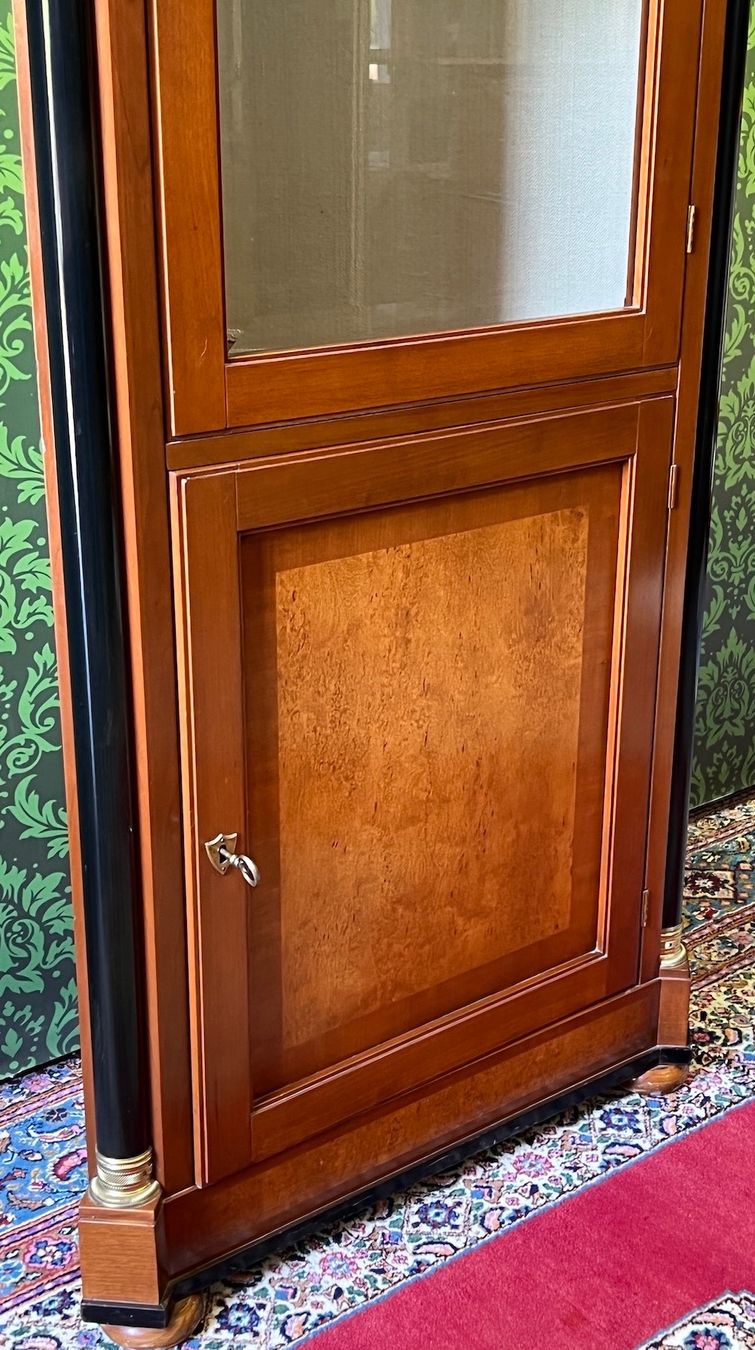 Vetrine: Biedermeier Eckvitrine Eckschrank Vitrine Barock SELVA – Usato da Gemünden venduto da GEUENWALD 7