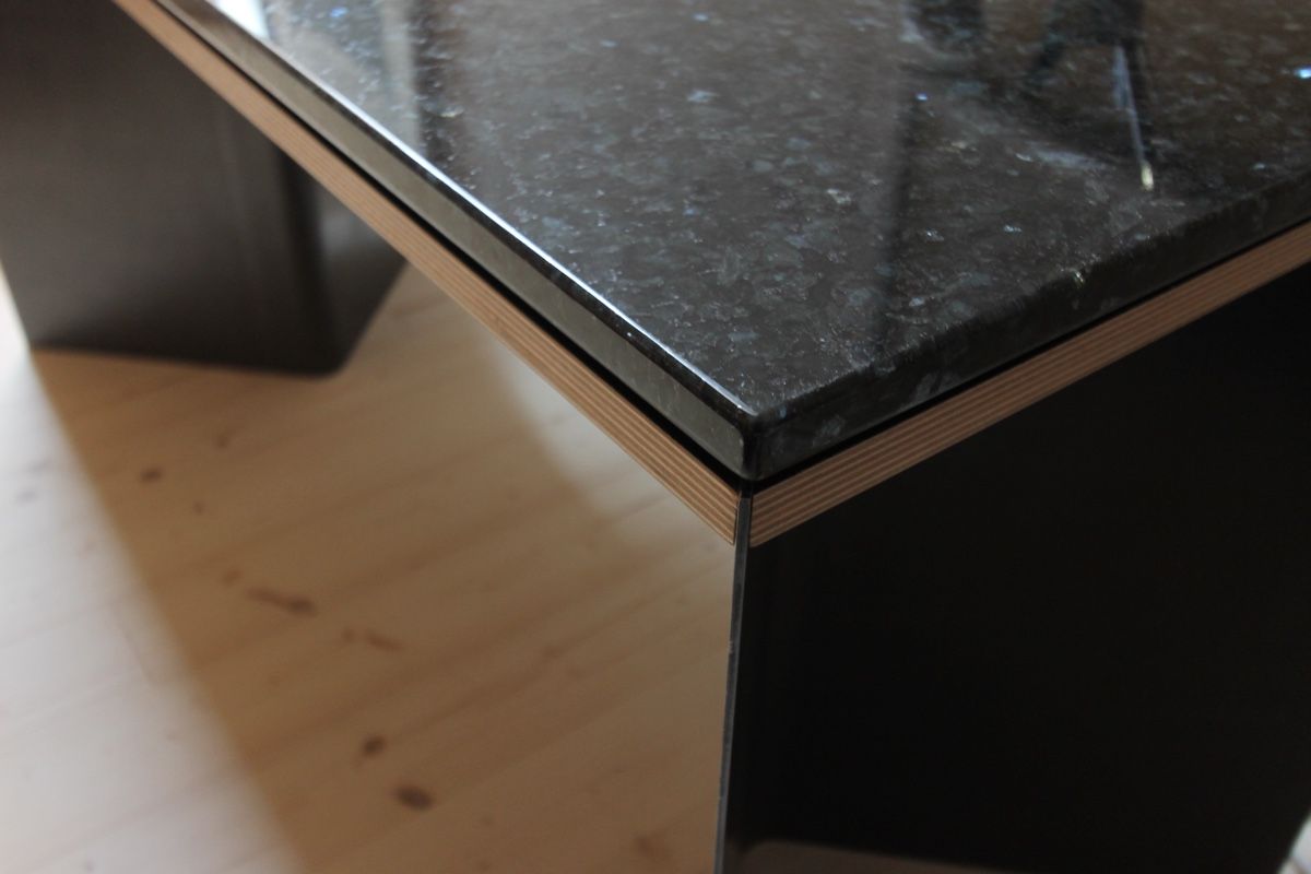 Pietre & tegole: Steinplatte Syenit Larvikit Labrador Emerald Pearl – Nuovo (secondo la descrizione) da Bern venduto da ELETTOBERN 2
