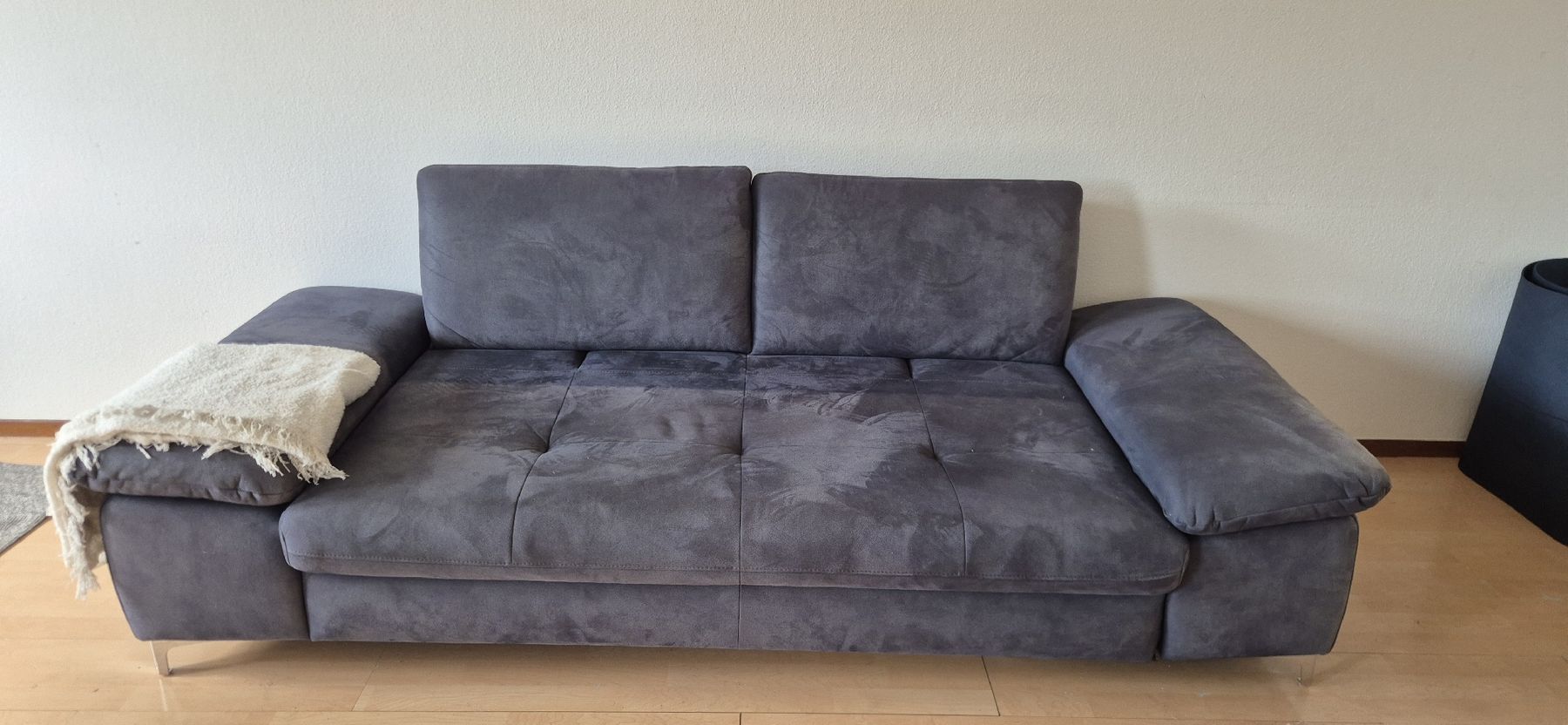 Divani: Sofa 3-Sitzer dunkelgrau Stoff 220cm – Usato da Zürich venduto da olo_57vk 1