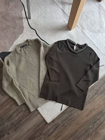 Pullover Zara M&S in Grösse S M grün sehr guter Zustand 