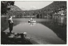 Postkarte 1963 Champex, "Plaisir de  la Pêche", Valais