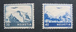 Flugpost F43 und F44 postfrisch **