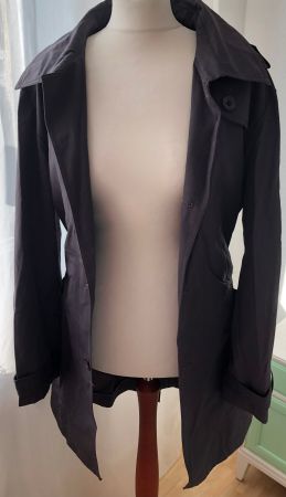 Wie neu: Tarzan Trenchcoat, Damen, grau / anthrazit, L Jacke