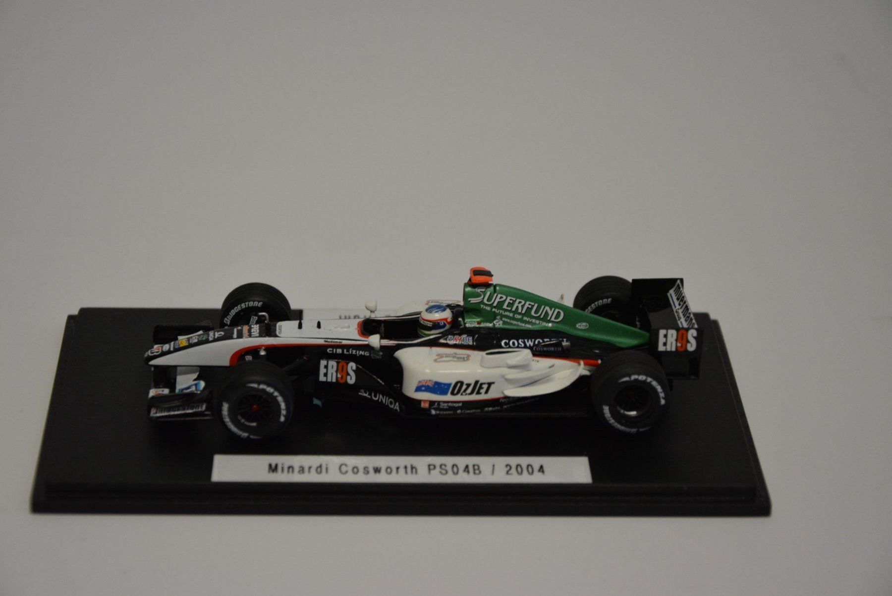 Minardi Modellini d'auto: Minardi Cosworth PS04B 2004 , 1:43 – Nuovo e nell'imballaggio originale da Goldach venduto da Feivel9