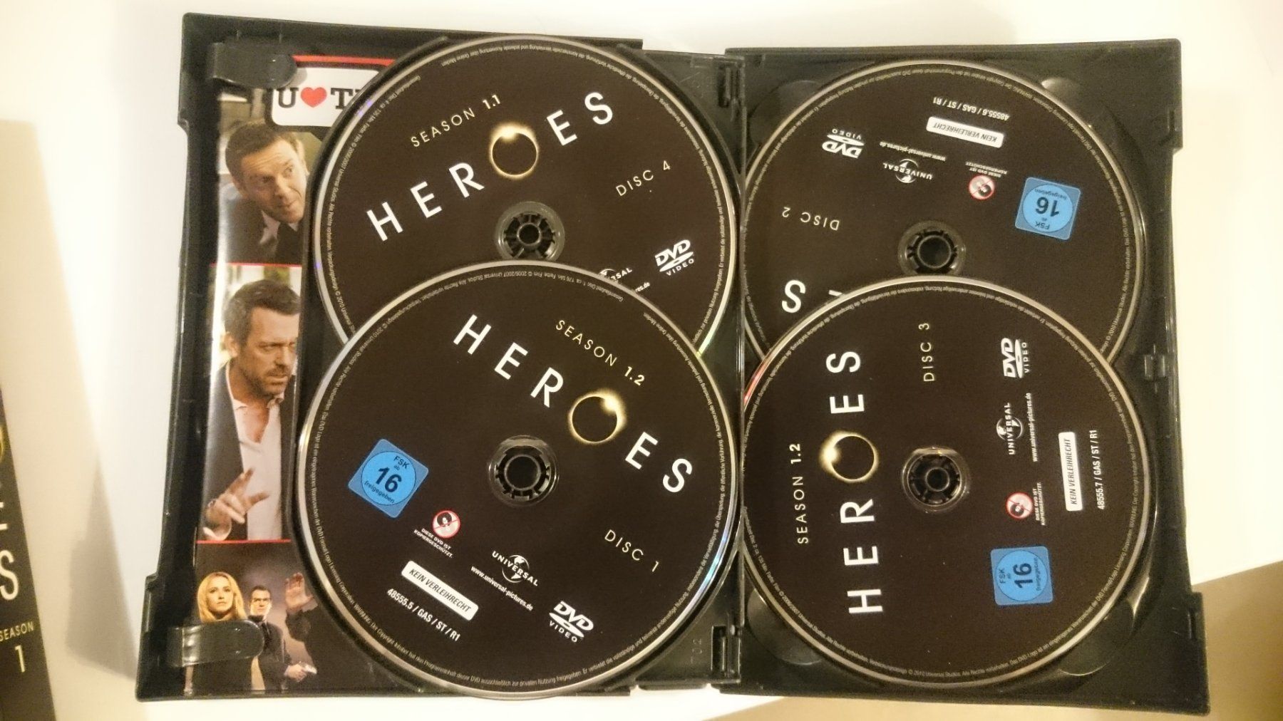 Alle DVDs: HEROES Season 1 DVD-Box – Gebraucht aus Unterlangenegg von SteWue 3